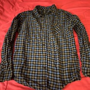 Cute Blue,Black & Gray Flannel